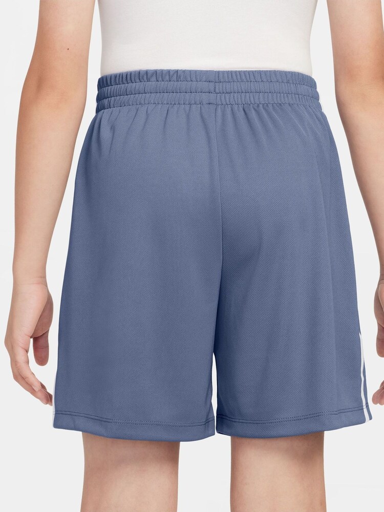 Nike World Indigo Blue Multi Dri-FIT Shorts - Image 2 of 4 Nike World Indigo Blue Multi Dri-FIT Shorts - Image 2 of 4