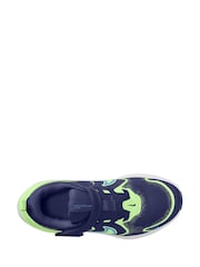 Nike Navy Volt Junior Cosmic Running Trainers - Image 3 of 4