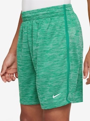 Stadium Grün - Nike – Dri-FIT – mehrfarbige Shorts - Bild 3 von 4