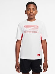 Nike White Multi Dri-FIT Short Sleeve Shirts - Image 1 of 5