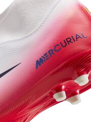 Nike Red Mercurial Academy 10 Multi Ground Football Boots - Image 10 of 11