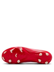 Nike Red Mercurial Academy 10 Multi Ground Football Boots - Image 8 of 11