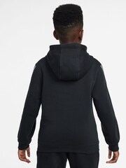 Nike Black Club+ Poly Taped Overhead Hoodie - Image 2 of 3