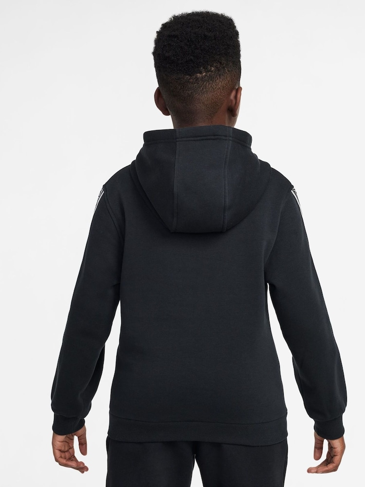 Nike Black Club+ Poly Taped Overhead Hoodie - Image 2 of 3