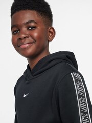 Nike Black Club+ Poly Taped Overhead Hoodie - Image 3 of 3