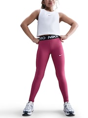 Nike Beet Pink Pro Dri-FIT Leggings - Image 3 of 5