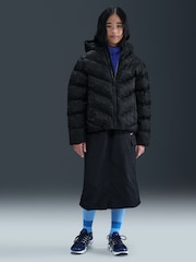 Nike Black Logo Print Padded Jacket - Image 4 of 7