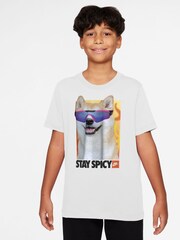 Nike White Photo Graphic T-Shirt - Image 1 of 3