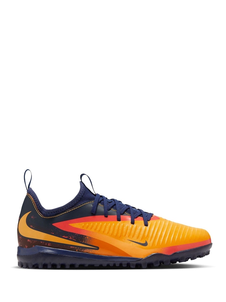 Nike Orange Phantom 360 Academy Erling Haaland Turf Football Boots - Image 1 of 11