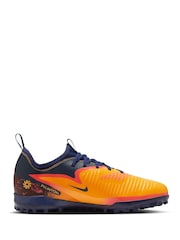 Nike Orange Phantom 360 Academy Erling Haaland Turf Football Boots - Image 2 of 11