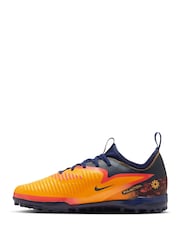 Nike Orange Phantom 360 Academy Erling Haaland Turf Football Boots - Image 3 of 11