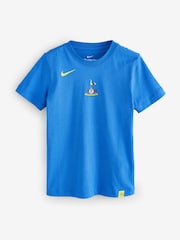 Nike Blue Tottenham Hotspur FC Total 90 Graphic Print T-Shirt - Image 1 of 1