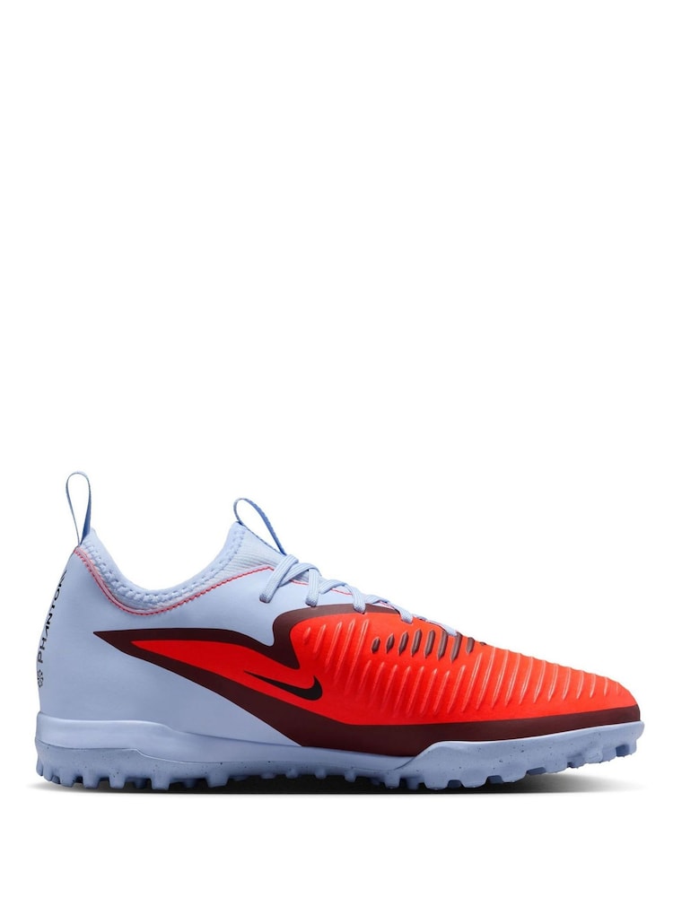 Nike Blue Phantom 360 Academy Turf Football Boots - Image 2 of 10