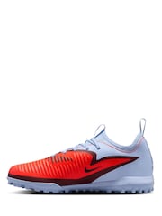 Nike Blue Phantom 360 Academy Turf Football Boots - Image 4 of 10