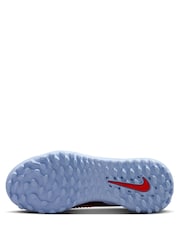 Nike Blue Phantom 360 Academy Turf Football Boots - Image 5 of 10