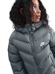 Nike Smoke Grey Padded Jacket - Image 14 of 15