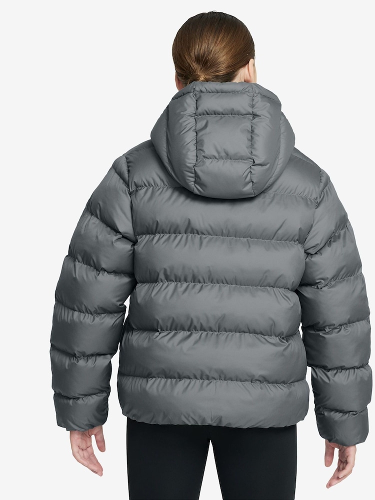 Nike Smoke Grey Padded Jacket - Image 2 of 3