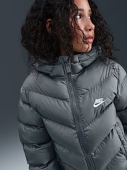 Nike Smoke Grey Padded Jacket - Image 6 of 15