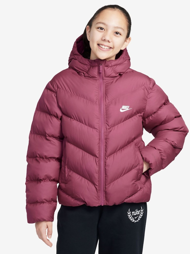 Nike Beet Pink Padded Jacket - Image 1 of 3