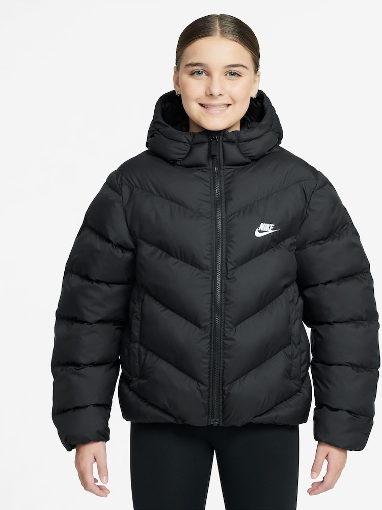 Nike Black Padded Jacket - Image 1 of 6