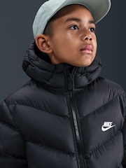 Nike Black Padded Jacket - Image 4 of 6