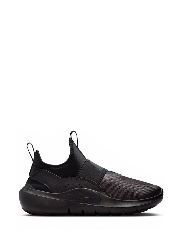 Nike Black Youth Flex Runner 4 Trainers - Image 1 of 9