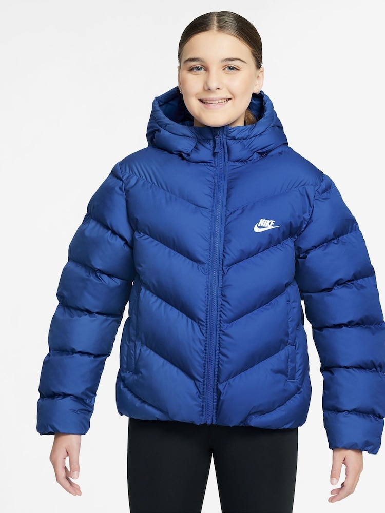 Nike Royal Blue Padded Jacket - Image 1 of 3