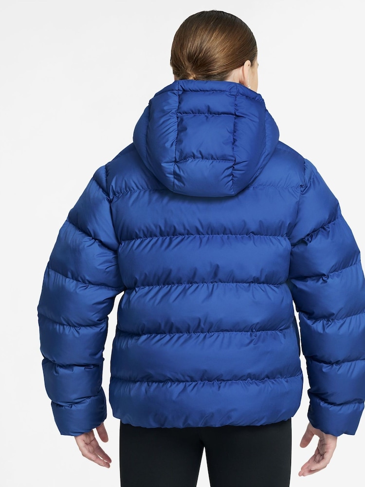 Nike Royal Blue Padded Jacket - Image 2 of 3