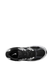 Nike Black Silver Grey Youth V5 Runner Trainers - Image 3 of 4