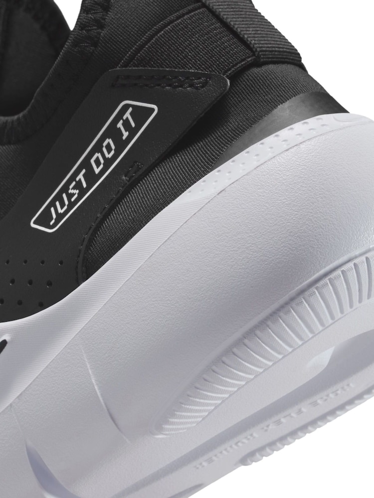 Nike Black/White Youth Flex Runner 4 Trainers - Image 11 of 11