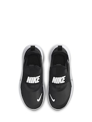 Nike Black/White Youth Flex Runner 4 Trainers - Image 7 of 11