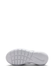 Nike Black/White Youth Flex Runner 4 Trainers - Image 9 of 11