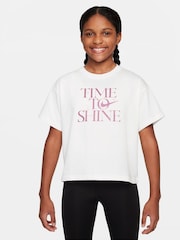Nike White Empower Graphic Print T-Shirt - Image 1 of 3