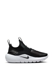 Nike Black/White Junior Flex Runner 4 Trainers - Image 1 of 10
