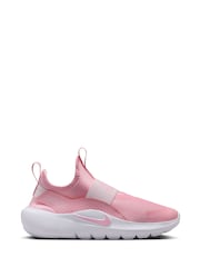 Nike Med Soft Pink Youth Flex Runner 4 Trainers - Image 1 of 11