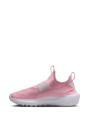 Nike Med Soft Pink Youth Flex Runner 4 Trainers - Image 2 of 11