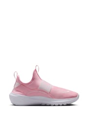 Nike Med Soft Pink Youth Flex Runner 4 Trainers - Image 3 of 11
