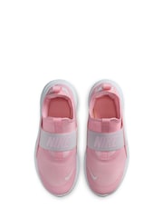 Nike Med Soft Pink Youth Flex Runner 4 Trainers - Image 7 of 11