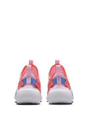 Nike Pink/Orange Blue Junior Flex Runner 4 Trainers - Image 6 of 10
