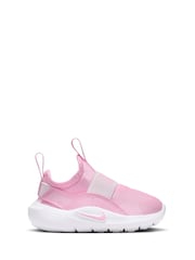 Nike Med Soft Pink Infant Flex Runner 4 Trainers - Image 1 of 10