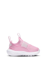 Nike Med Soft Pink Infant Flex Runner 4 Trainers - Image 3 of 10