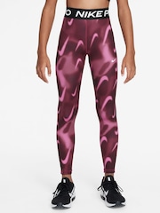 Rosa remolacha - Nike Pro Dri-FIT Veneer Printed Leggings - Imagen 1 de 3
