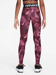Rosa remolacha - Nike Pro Dri-FIT Veneer Printed Leggings - Imagen 2 de 3