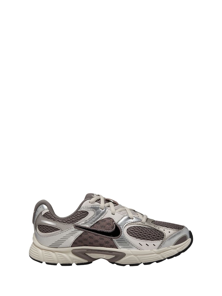 Nike Brown and Silver Youth V5 Runner Trainers - Image 1 of 4