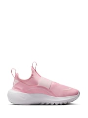 Nike Med Soft Pink Junior Flex Runner 4 Trainers - Image 3 of 10