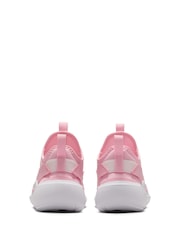 Nike Med Soft Pink Junior Flex Runner 4 Trainers - Image 7 of 10