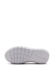 Nike Med Soft Pink Junior Flex Runner 4 Trainers - Image 8 of 10