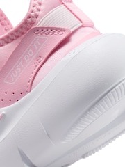 Nike Med Soft Pink Junior Flex Runner 4 Trainers - Image 9 of 10