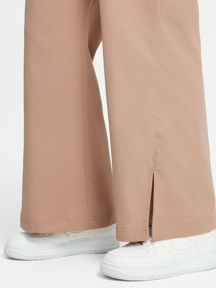 Nike Natural Hemp Sportswear Woven Wide Leg Trousers - Image 3 of 3 Nike Natural Hemp Sportswear Woven Wide Leg Trousers - Image 3 of 3