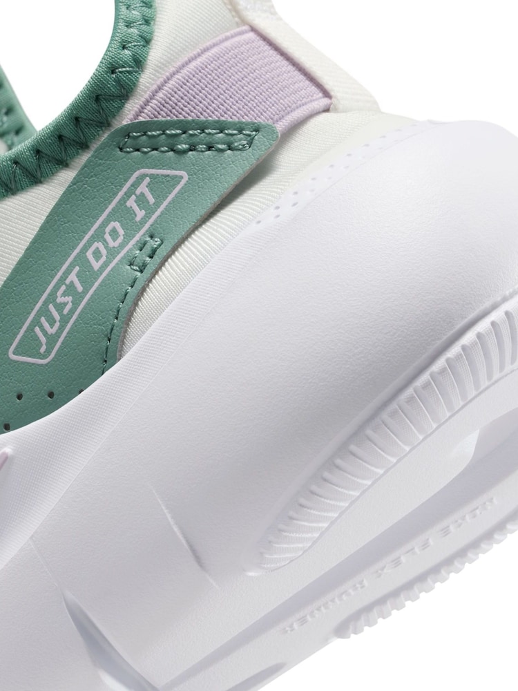 Blanco/Verde Rosa - Zapatillas de deporte para niños Flex Runner 4 de Nike - Imagen 10 de 10